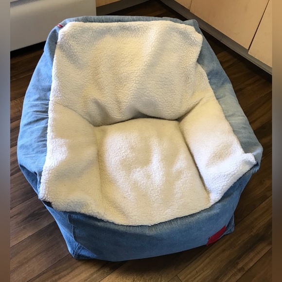 Levi's Other Levis X Target Denim Sherpa Bean Bag Chair Poshmark
